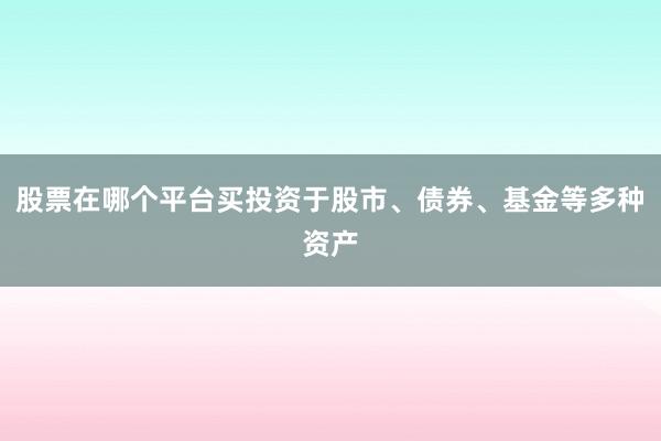 股票在哪个平台买投资于股市、债券、基金等多种资产